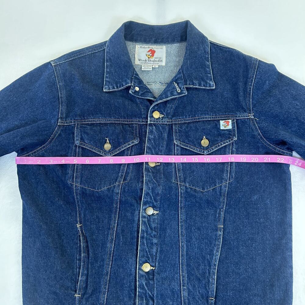 1957 Walter Lantz Woody Woodpecker Woody's Club Member Denim Jacket Sz 13 Chrty - Picture 7 of 10